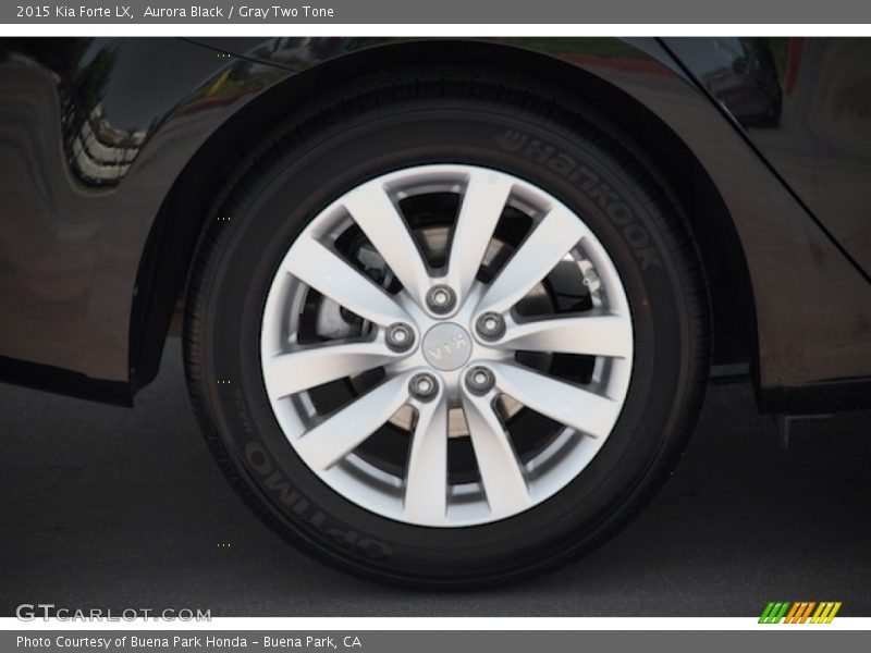 Aurora Black / Gray Two Tone 2015 Kia Forte LX