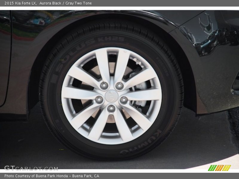 Aurora Black / Gray Two Tone 2015 Kia Forte LX