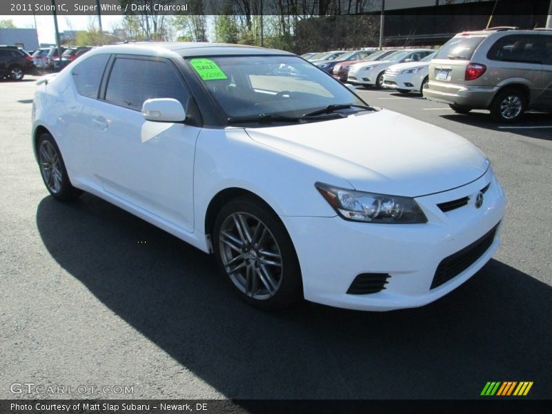 Super White / Dark Charcoal 2011 Scion tC