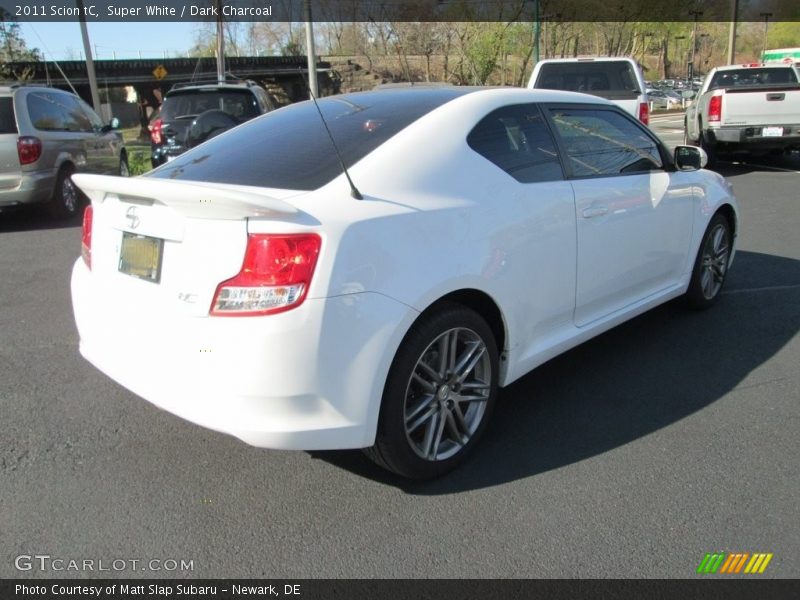 Super White / Dark Charcoal 2011 Scion tC