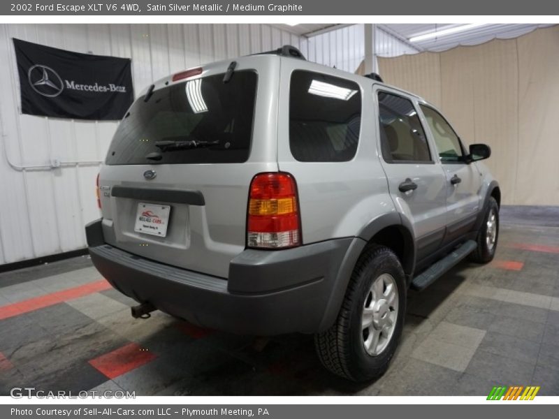Satin Silver Metallic / Medium Graphite 2002 Ford Escape XLT V6 4WD