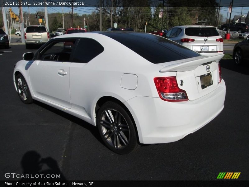 Super White / Dark Charcoal 2011 Scion tC