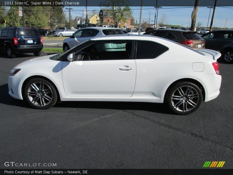 Super White / Dark Charcoal 2011 Scion tC