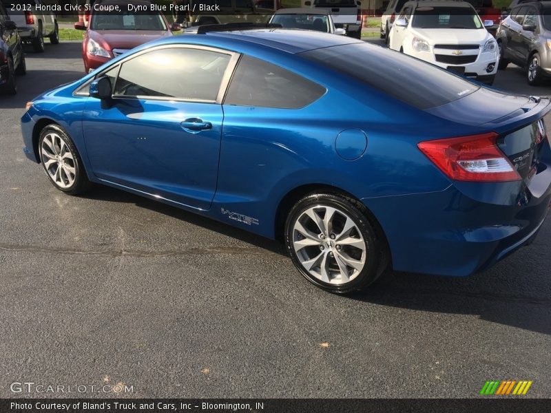 Dyno Blue Pearl / Black 2012 Honda Civic Si Coupe