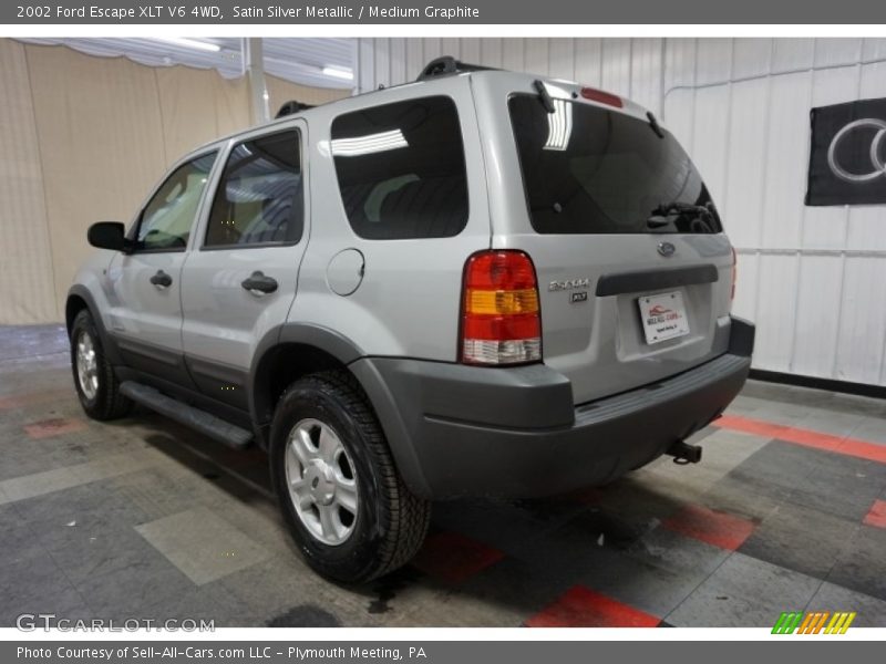 Satin Silver Metallic / Medium Graphite 2002 Ford Escape XLT V6 4WD