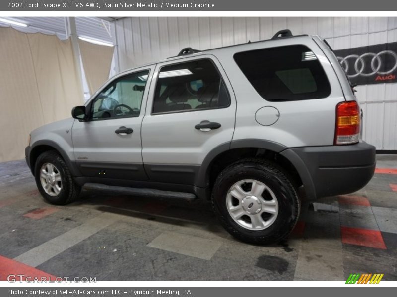 Satin Silver Metallic / Medium Graphite 2002 Ford Escape XLT V6 4WD