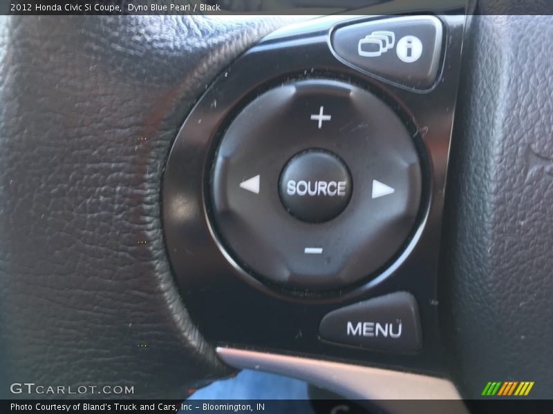 Dyno Blue Pearl / Black 2012 Honda Civic Si Coupe