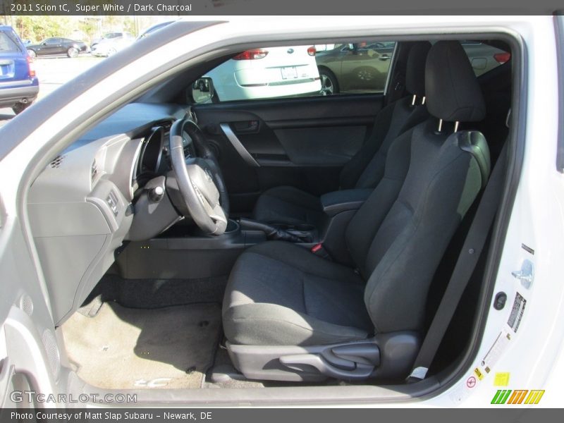 Super White / Dark Charcoal 2011 Scion tC