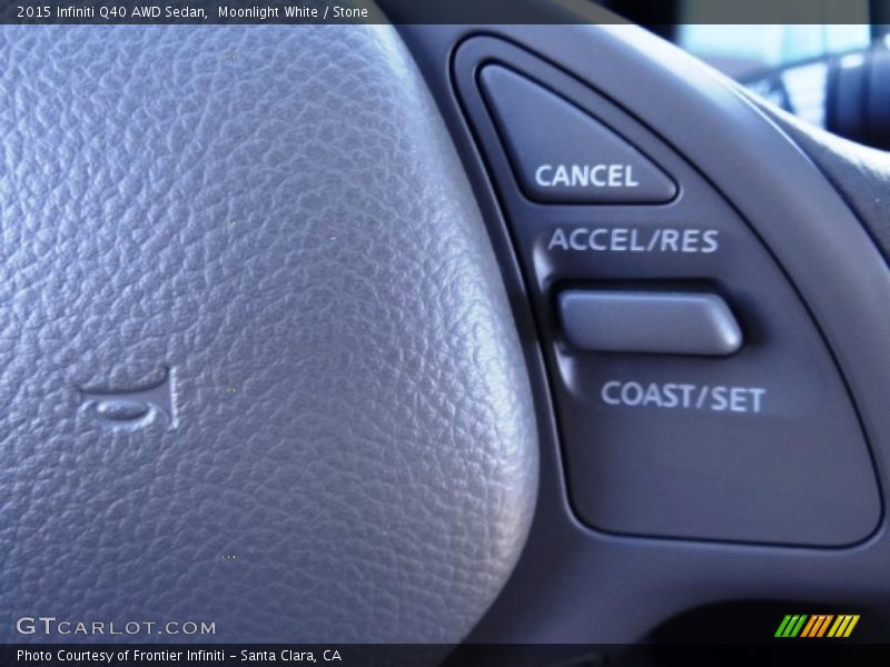 Controls of 2015 Q40 AWD Sedan