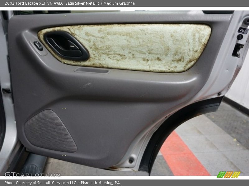 Satin Silver Metallic / Medium Graphite 2002 Ford Escape XLT V6 4WD