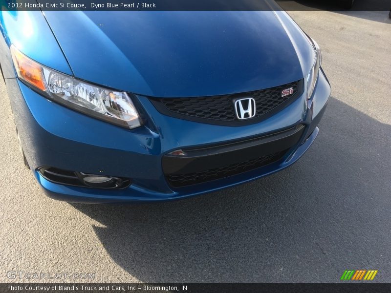 Dyno Blue Pearl / Black 2012 Honda Civic Si Coupe