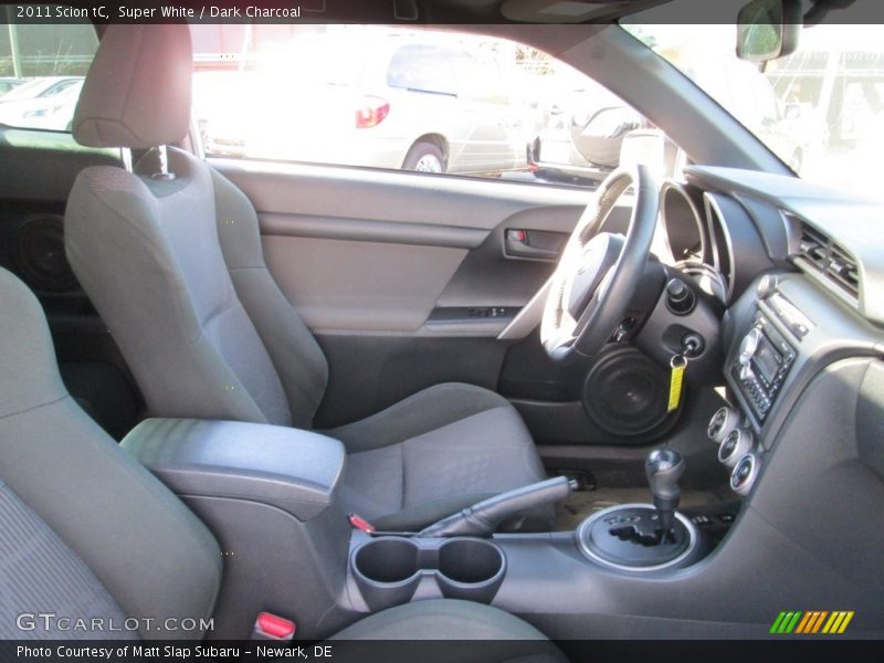 Super White / Dark Charcoal 2011 Scion tC