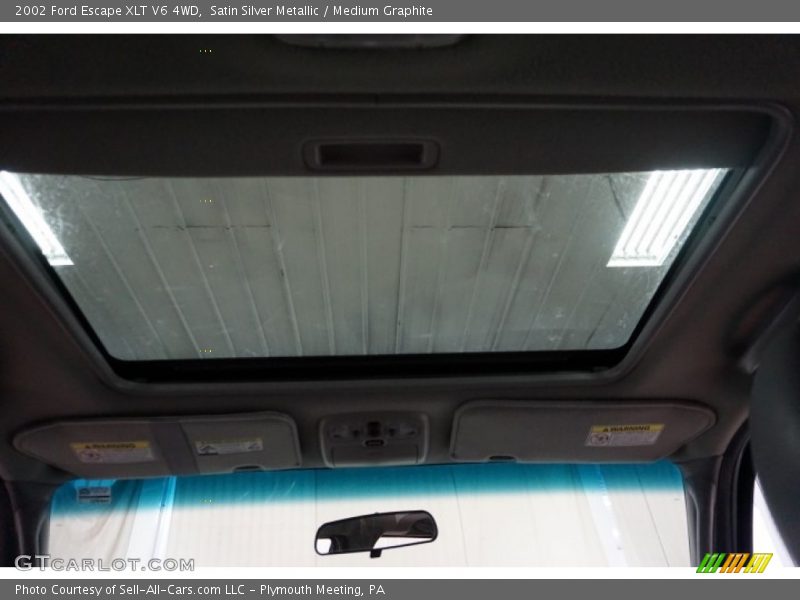 Satin Silver Metallic / Medium Graphite 2002 Ford Escape XLT V6 4WD