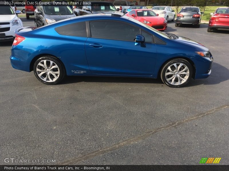 Dyno Blue Pearl / Black 2012 Honda Civic Si Coupe