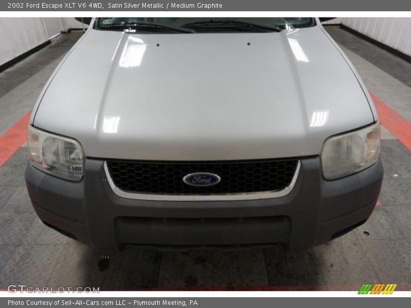 Satin Silver Metallic / Medium Graphite 2002 Ford Escape XLT V6 4WD
