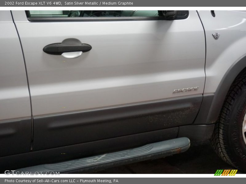 Satin Silver Metallic / Medium Graphite 2002 Ford Escape XLT V6 4WD