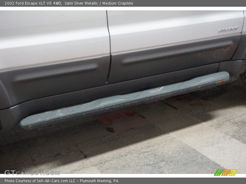 Satin Silver Metallic / Medium Graphite 2002 Ford Escape XLT V6 4WD