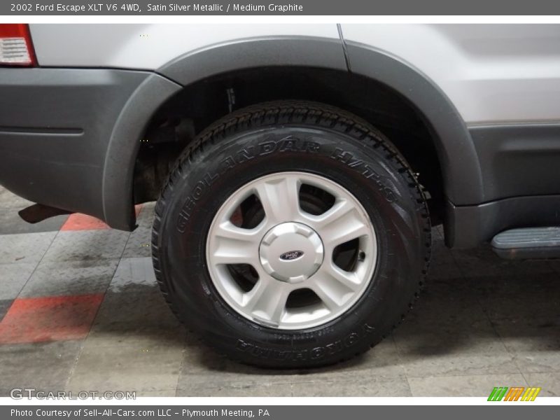 Satin Silver Metallic / Medium Graphite 2002 Ford Escape XLT V6 4WD