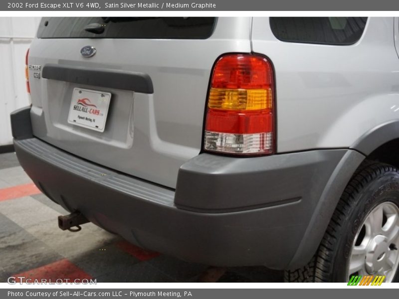 Satin Silver Metallic / Medium Graphite 2002 Ford Escape XLT V6 4WD