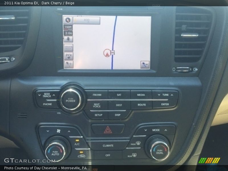 Dark Cherry / Beige 2011 Kia Optima EX