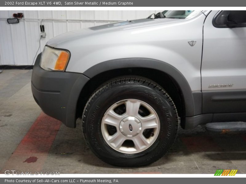 Satin Silver Metallic / Medium Graphite 2002 Ford Escape XLT V6 4WD