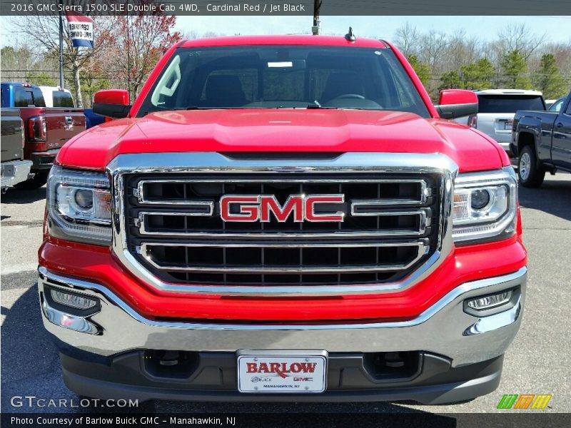Cardinal Red / Jet Black 2016 GMC Sierra 1500 SLE Double Cab 4WD