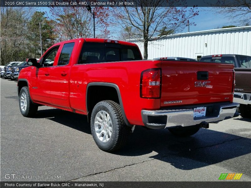 Cardinal Red / Jet Black 2016 GMC Sierra 1500 SLE Double Cab 4WD