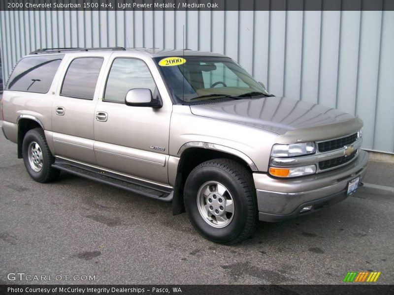 Light Pewter Metallic / Medium Oak 2000 Chevrolet Suburban 1500 4x4