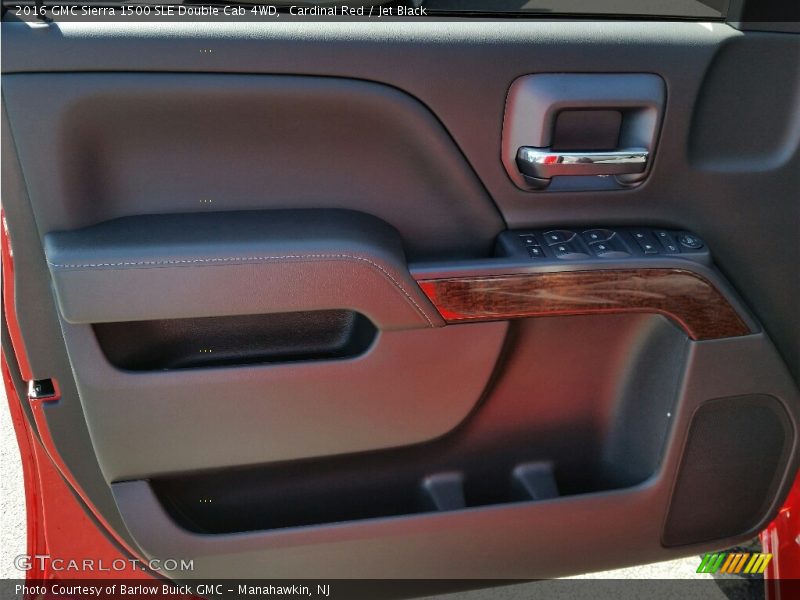 Cardinal Red / Jet Black 2016 GMC Sierra 1500 SLE Double Cab 4WD