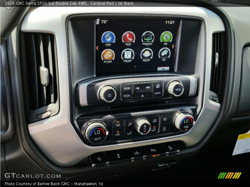 Cardinal Red / Jet Black 2016 GMC Sierra 1500 SLE Double Cab 4WD