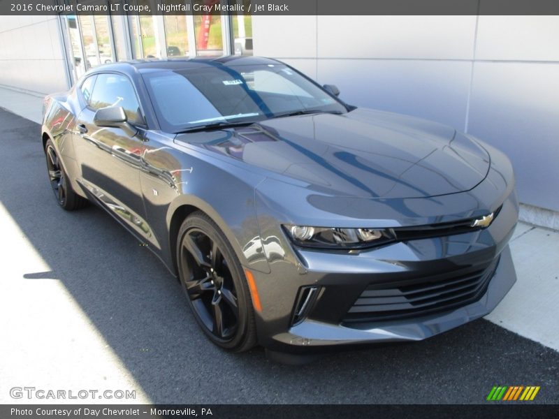 Nightfall Gray Metallic / Jet Black 2016 Chevrolet Camaro LT Coupe