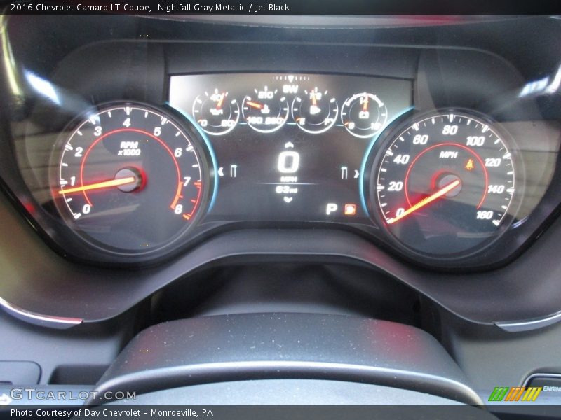 Nightfall Gray Metallic / Jet Black 2016 Chevrolet Camaro LT Coupe