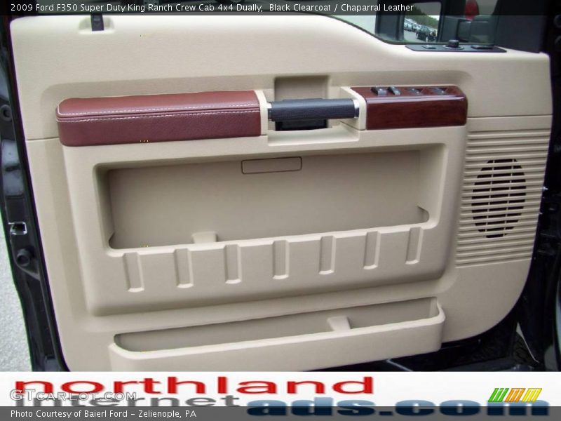 Black Clearcoat / Chaparral Leather 2009 Ford F350 Super Duty King Ranch Crew Cab 4x4 Dually