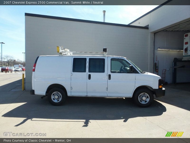Summit White / Neutral 2007 Chevrolet Express 2500 Commercial Van