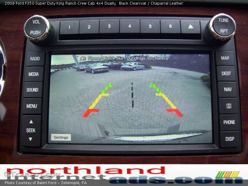 Black Clearcoat / Chaparral Leather 2009 Ford F350 Super Duty King Ranch Crew Cab 4x4 Dually
