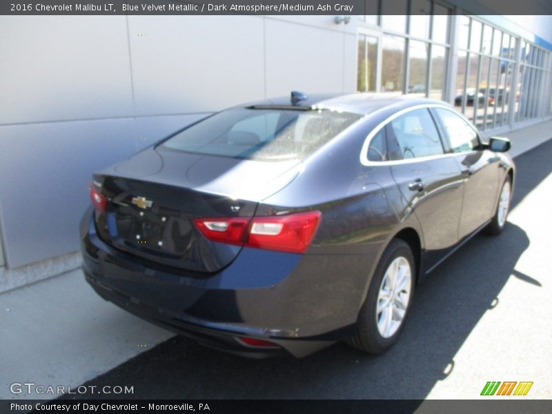 Blue Velvet Metallic / Dark Atmosphere/Medium Ash Gray 2016 Chevrolet Malibu LT