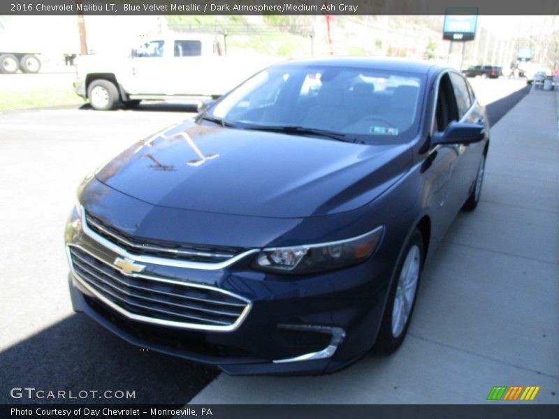 Blue Velvet Metallic / Dark Atmosphere/Medium Ash Gray 2016 Chevrolet Malibu LT