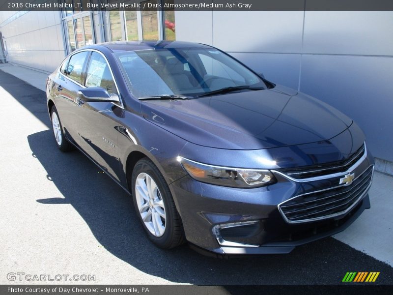 Blue Velvet Metallic / Dark Atmosphere/Medium Ash Gray 2016 Chevrolet Malibu LT