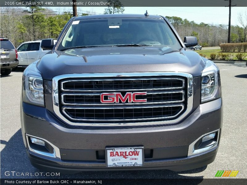 Iridium Metallic / Cocoa/Dune 2016 GMC Yukon SLT 4WD