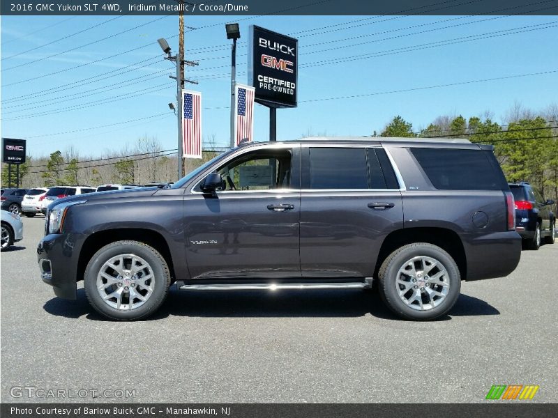 Iridium Metallic / Cocoa/Dune 2016 GMC Yukon SLT 4WD