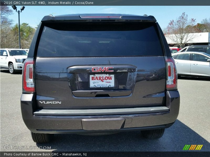 Iridium Metallic / Cocoa/Dune 2016 GMC Yukon SLT 4WD