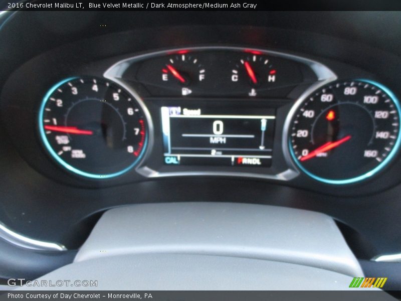 Blue Velvet Metallic / Dark Atmosphere/Medium Ash Gray 2016 Chevrolet Malibu LT