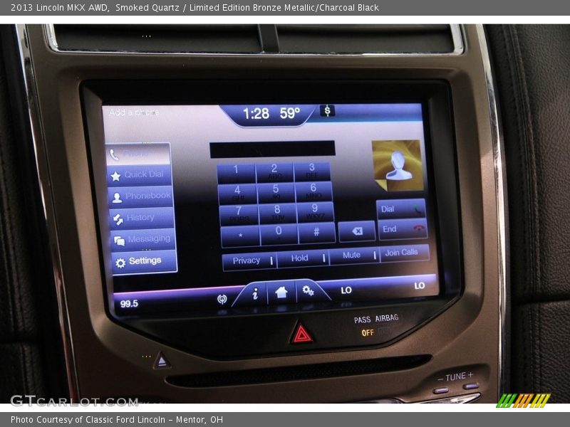 Smoked Quartz / Limited Edition Bronze Metallic/Charcoal Black 2013 Lincoln MKX AWD