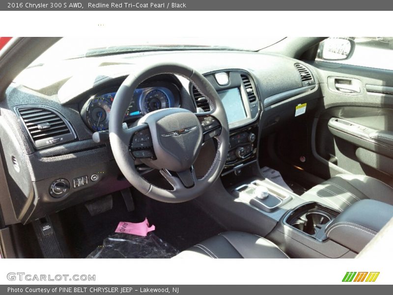 Redline Red Tri-Coat Pearl / Black 2016 Chrysler 300 S AWD