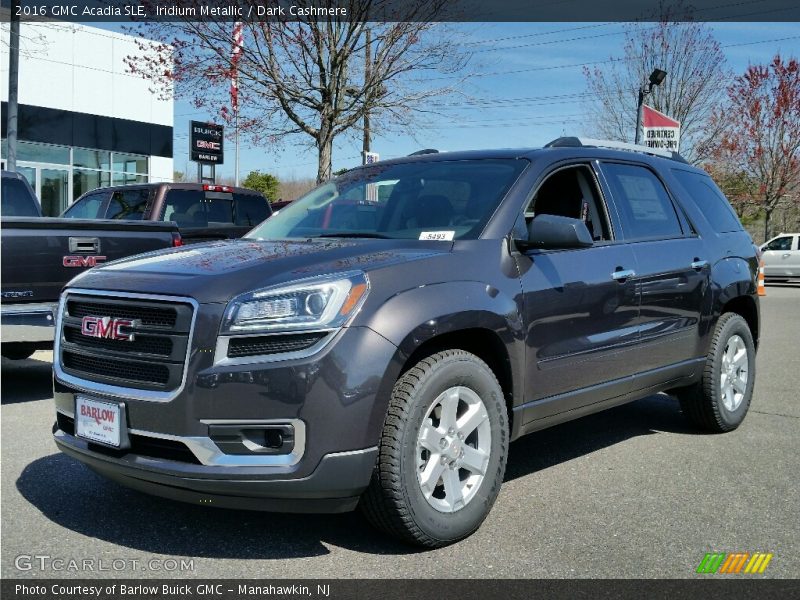 Iridium Metallic / Dark Cashmere 2016 GMC Acadia SLE