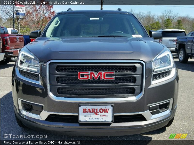 Iridium Metallic / Dark Cashmere 2016 GMC Acadia SLE