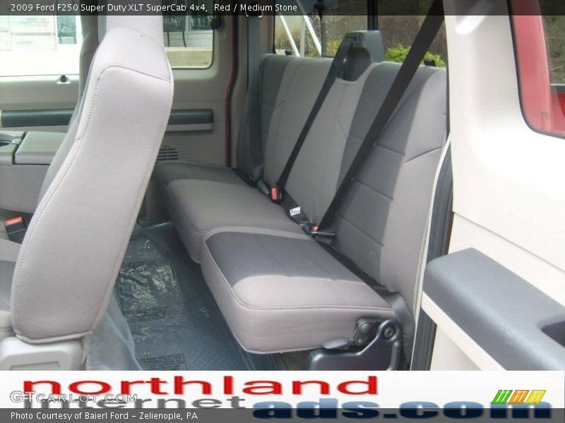 Red / Medium Stone 2009 Ford F250 Super Duty XLT SuperCab 4x4
