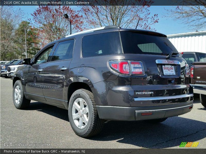 Iridium Metallic / Dark Cashmere 2016 GMC Acadia SLE