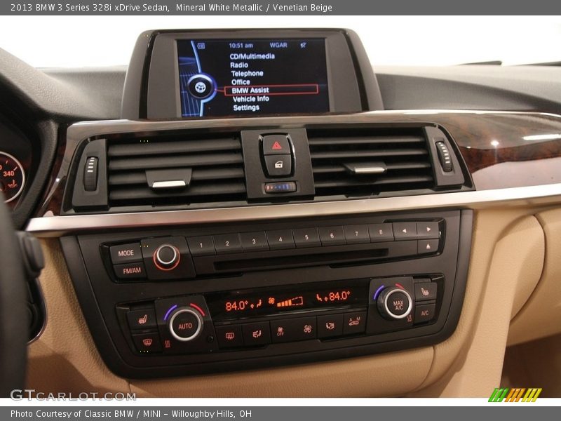 Mineral White Metallic / Venetian Beige 2013 BMW 3 Series 328i xDrive Sedan