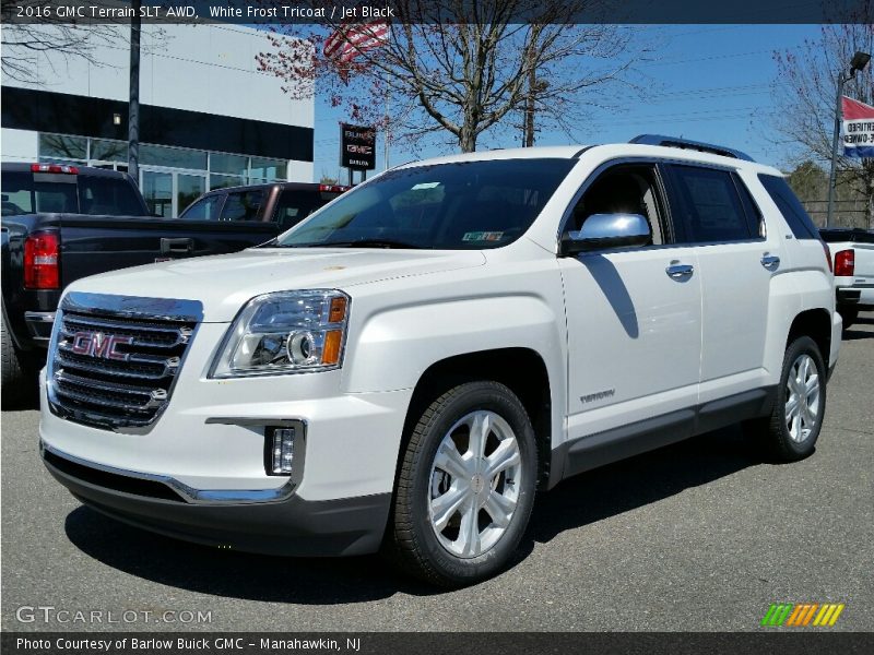 White Frost Tricoat / Jet Black 2016 GMC Terrain SLT AWD